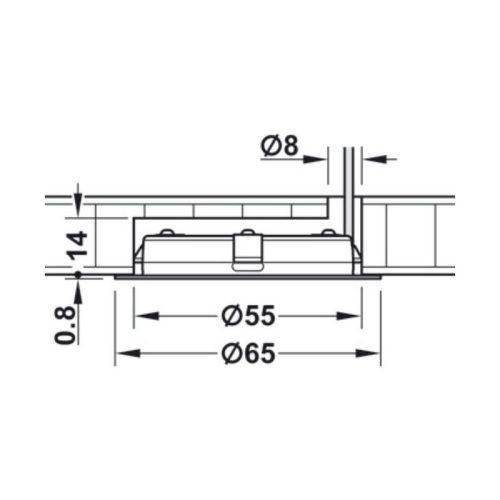Thông số đèn LED 3038 Hafele 833.75.342