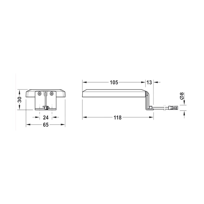Thông số đèn led chiếu lắp nổi 12V Hafele 833.74.160 Thông số đèn led chiếu lắp nổi 12V Hafele 833.74.160