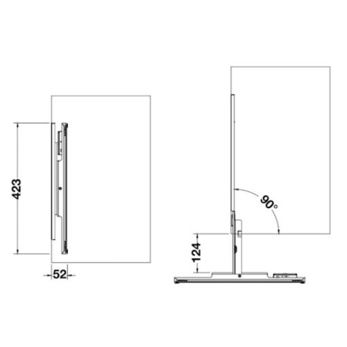 Thông số Gương xoay có đèn Led Hafele 807.95.190