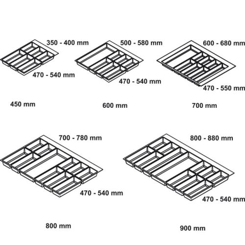 Thông số Khay chia đa năng Hafele 556.52.247