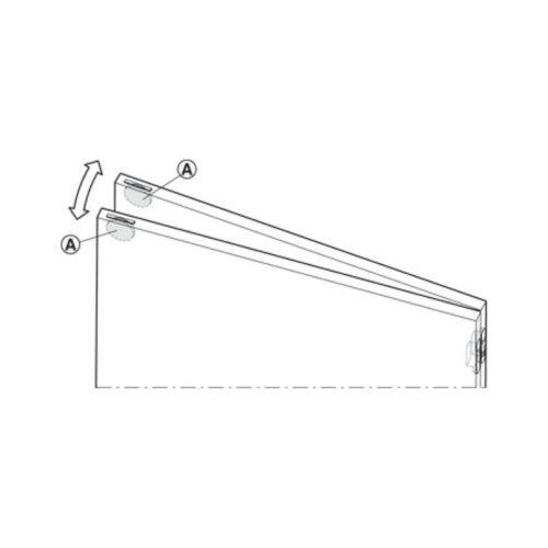 Thông số nam châm giữ cánh cửa Hafele 408.45.102