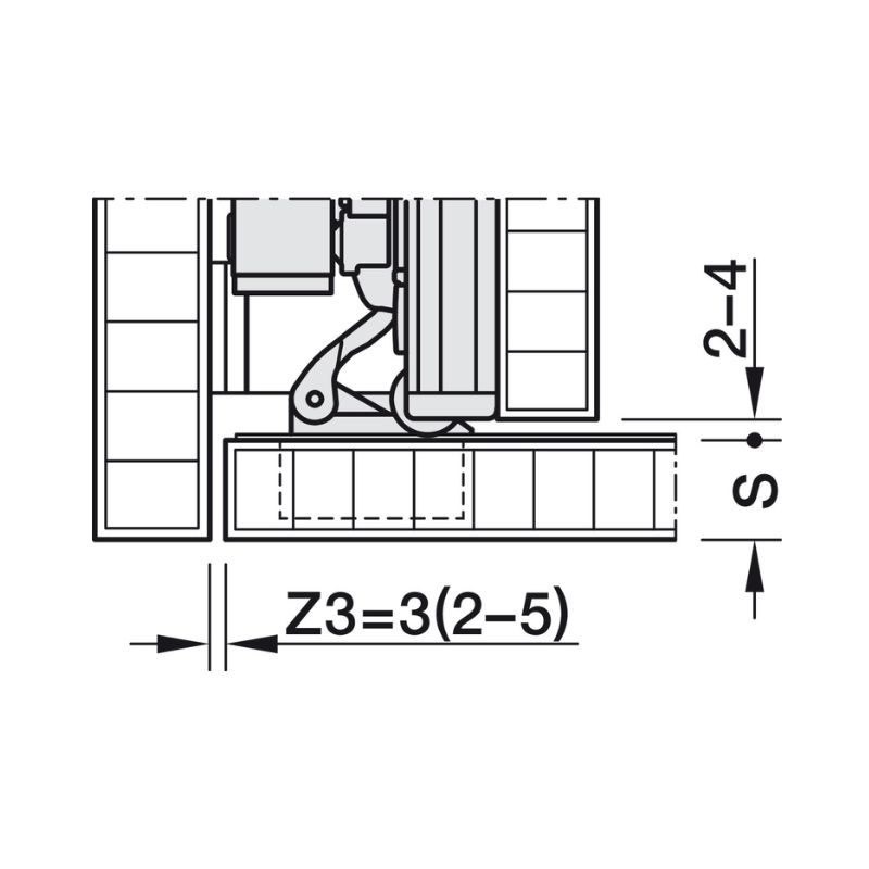 Thông số phụ kiện cửa trượt xoay Hawa Concepta Hafele 408.30.712 Thông số phụ kiện cửa trượt xoay Hawa Concepta Hafele 408.30.712