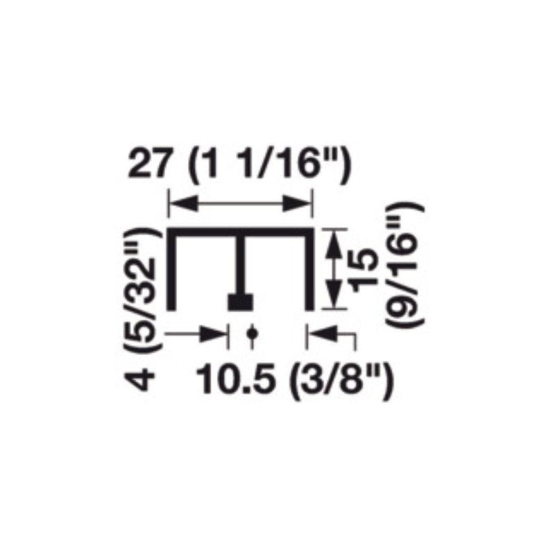 Thông số ray dẫn hướng đôi Hafele 415.10.802 Thông số ray dẫn hướng đôi Hafele 415.10.802