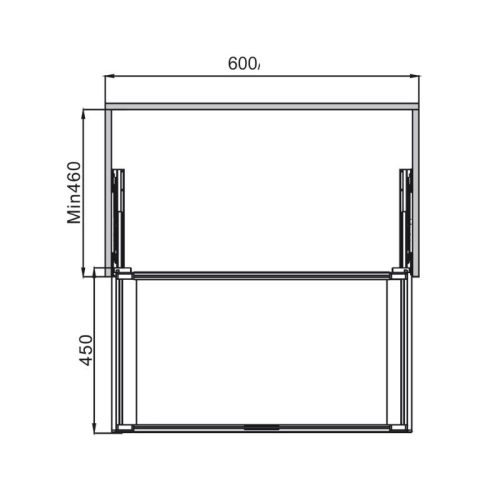 Thông số Rổ kéo bằng kính Hafele 807.95.171