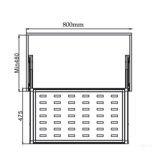 Thông số Rổ kim loại Hafele 807.95.853