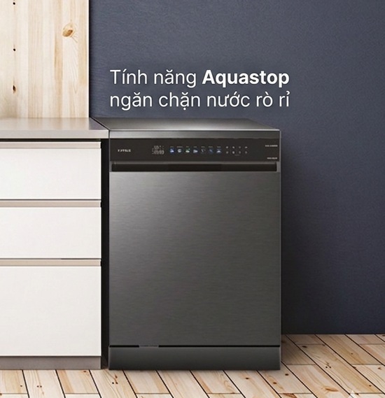 tính năng aquastop máy rửa bát hafele