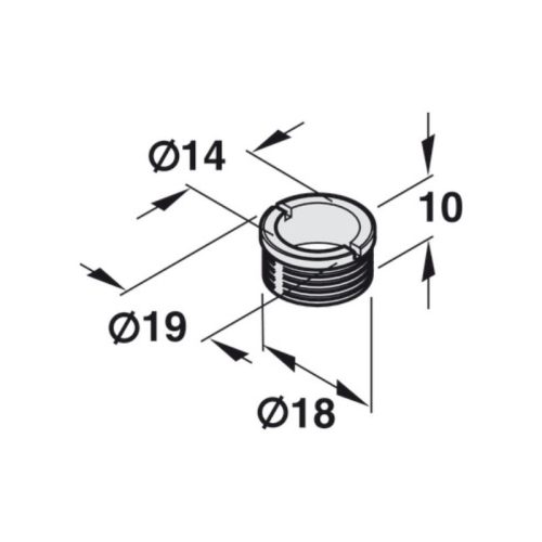 Vòng đệm cho khóa burget Hafele 911.61.065 4 kich thuoc vong dem cho khoa burget hafele 911 61 065